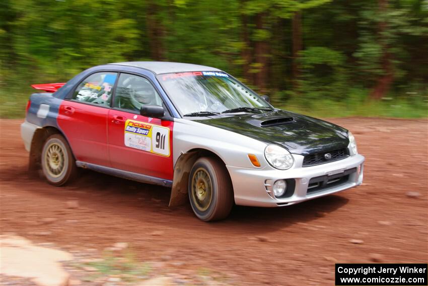 Jonathon Nagel / Chris Woodry Subaru Impreza 2.5RS on SS2, Norway South I.