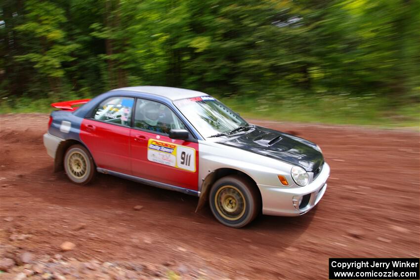 Jonathon Nagel / Chris Woodry Subaru Impreza 2.5RS on SS2, Norway South I.