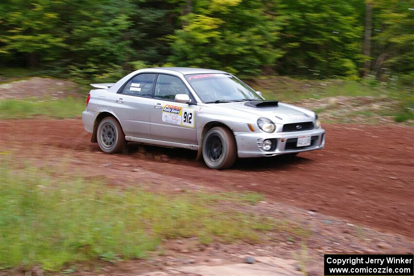 Noah Jacobson / Nathan Vance Subaru WRX on SS2, Norway South I.