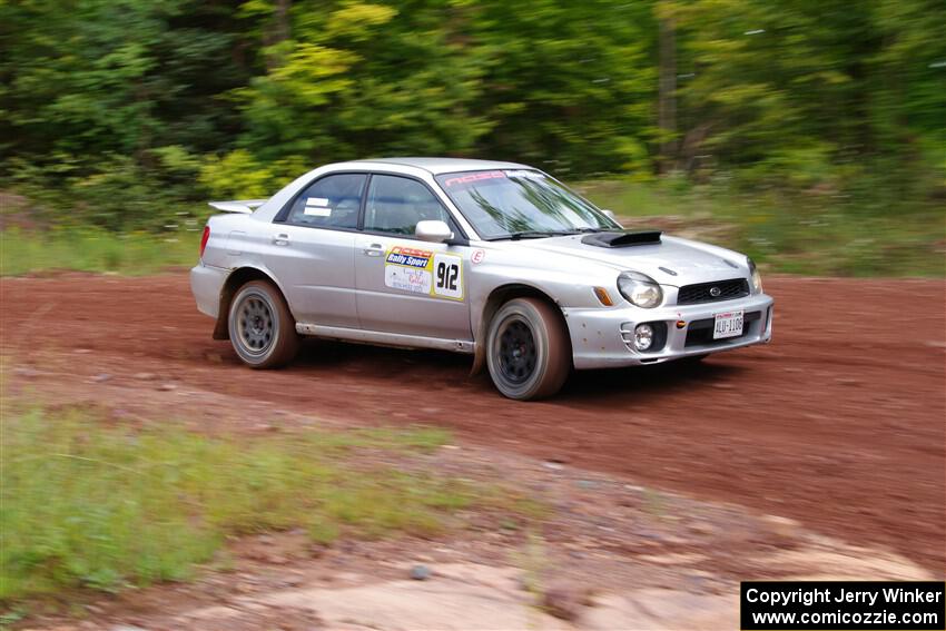 Noah Jacobson / Nathan Vance Subaru WRX on SS2, Norway South I.