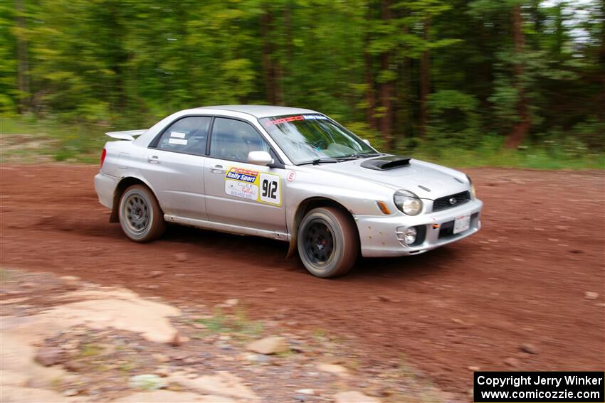 Noah Jacobson / Nathan Vance Subaru WRX on SS2, Norway South I.