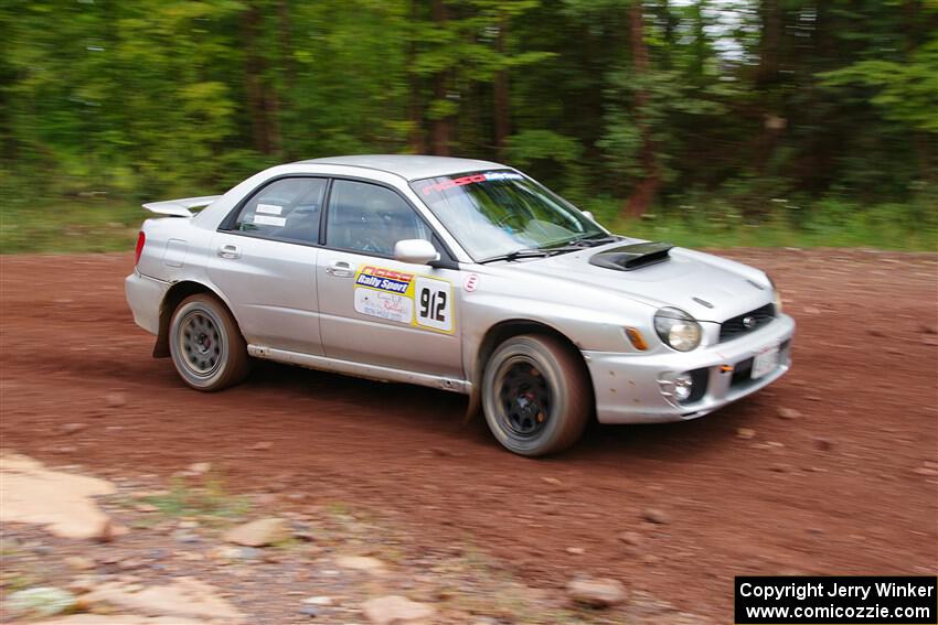 Noah Jacobson / Nathan Vance Subaru WRX on SS2, Norway South I.