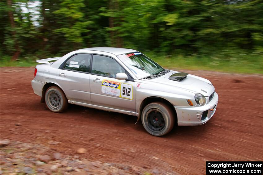 Noah Jacobson / Nathan Vance Subaru WRX on SS2, Norway South I.