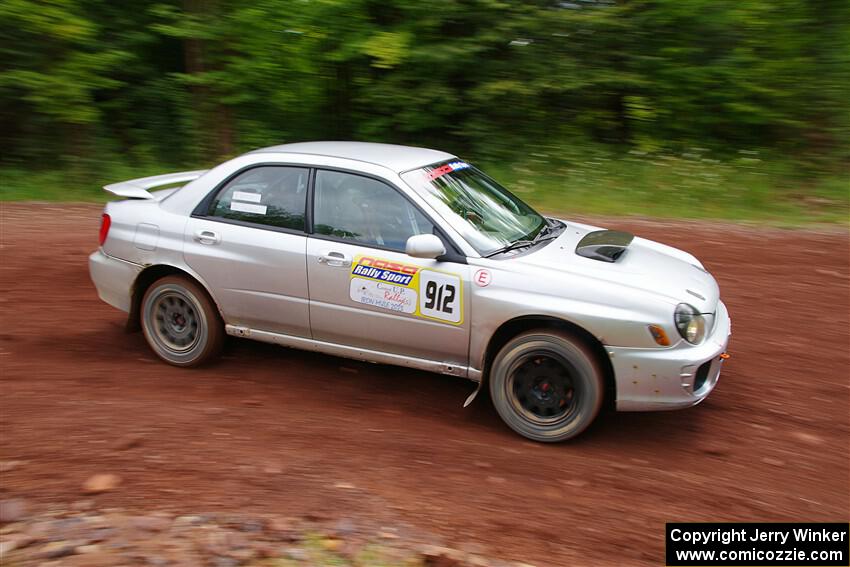 Noah Jacobson / Nathan Vance Subaru WRX on SS2, Norway South I.