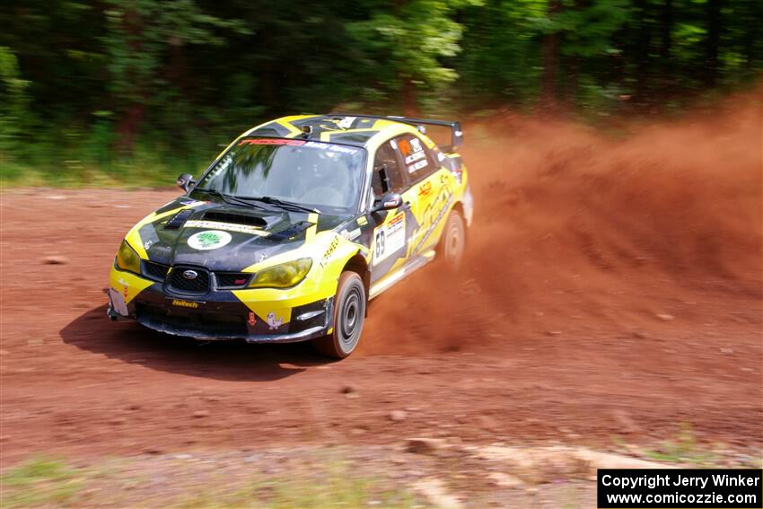 Colin Schulz / Ian Nelson Subaru WRX STi on SS3, Norway North I.