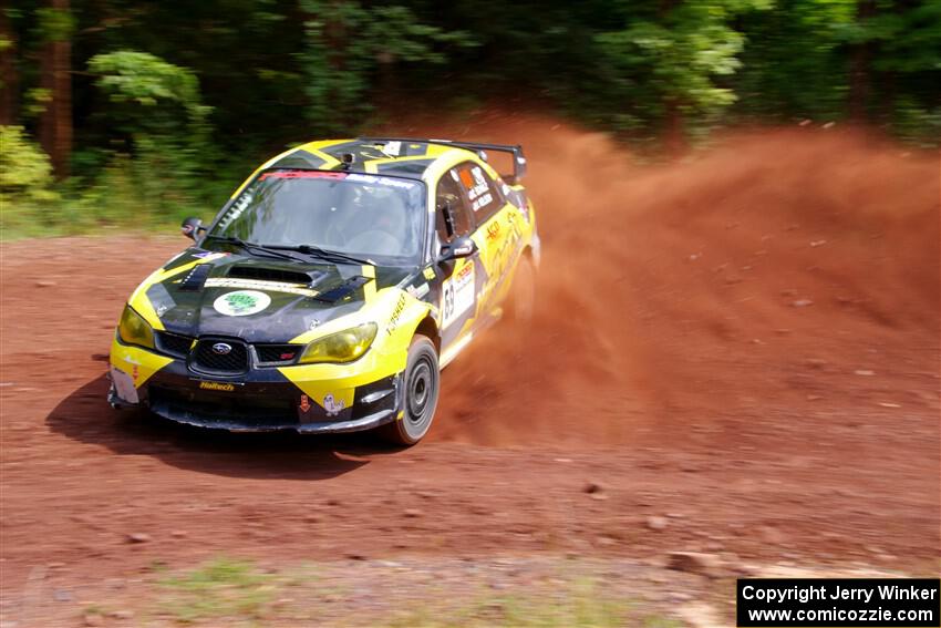 Colin Schulz / Ian Nelson Subaru WRX STi on SS3, Norway North I.