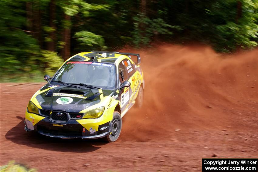 Colin Schulz / Ian Nelson Subaru WRX STi on SS3, Norway North I.