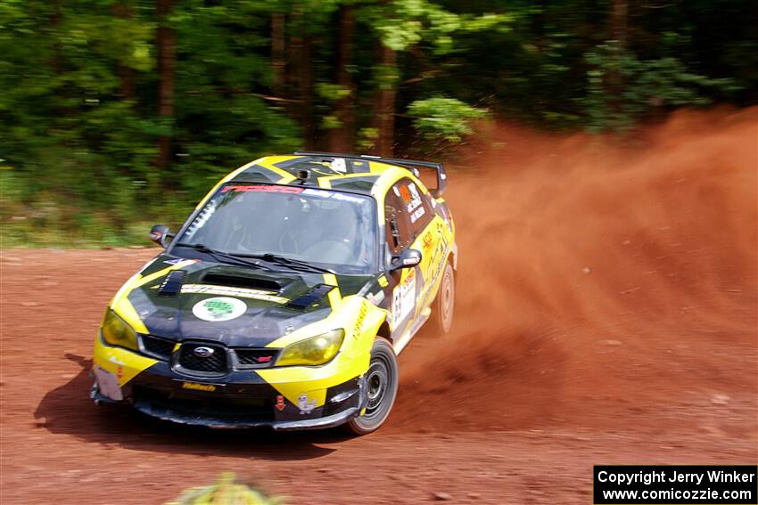 Colin Schulz / Ian Nelson Subaru WRX STi on SS3, Norway North I.