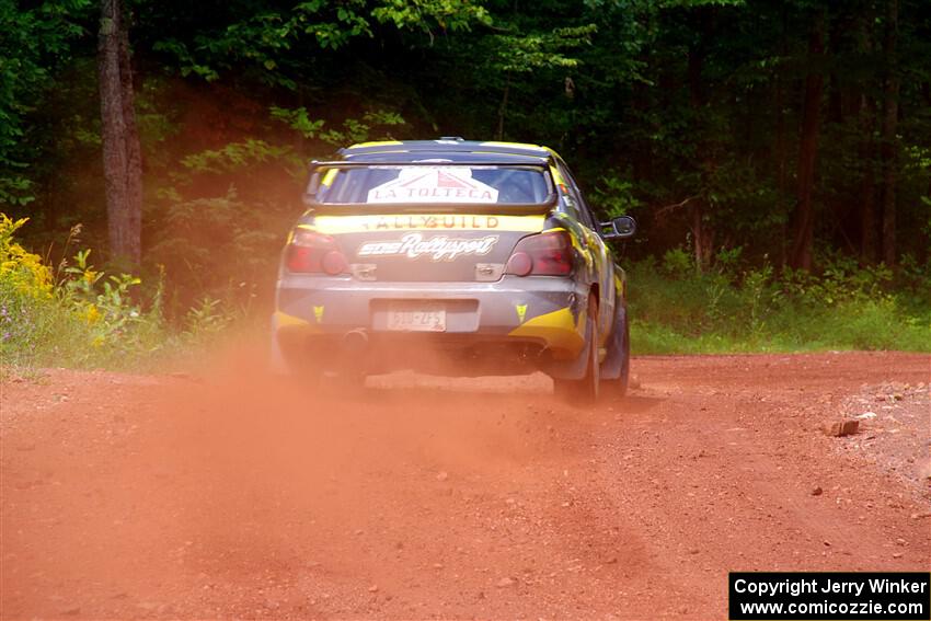 Colin Schulz / Ian Nelson Subaru WRX STi on SS3, Norway North I.