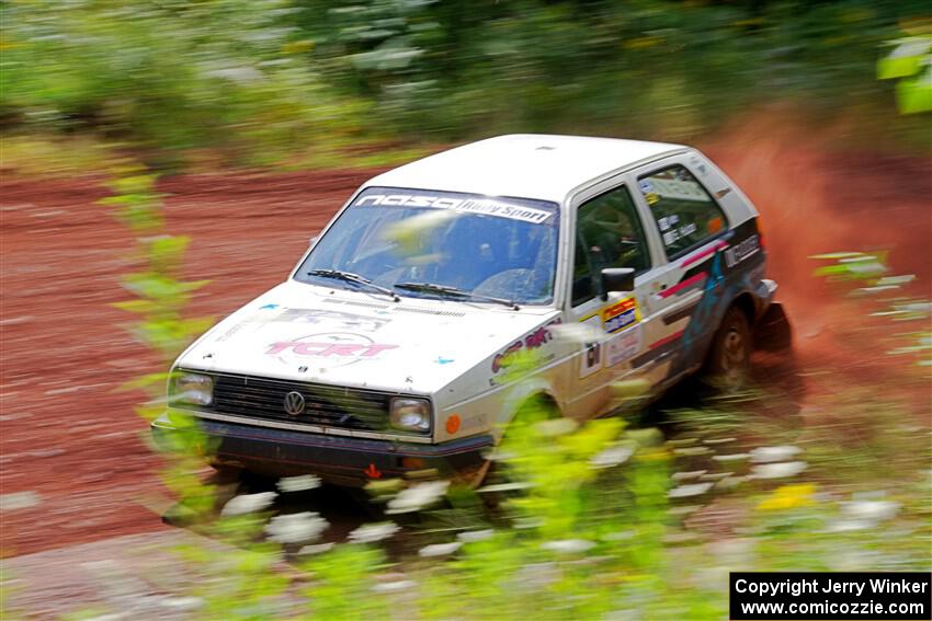 Shanti Witt / Elena Huizar VW Golf on SS3, Norway North I.