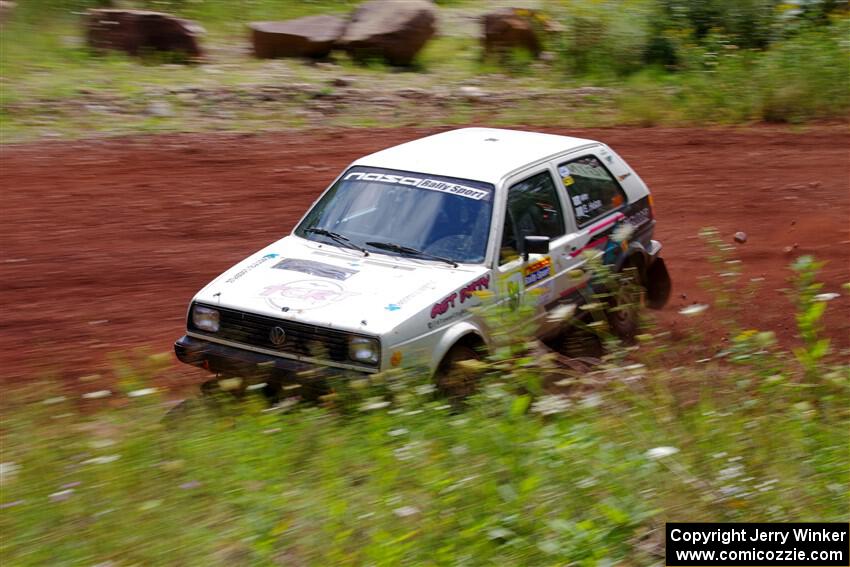 Shanti Witt / Elena Huizar VW Golf on SS3, Norway North I.