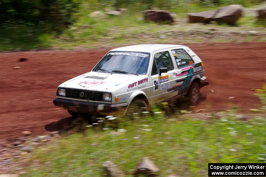 Shanti Witt / Elena Huizar VW Golf on SS3, Norway North I.