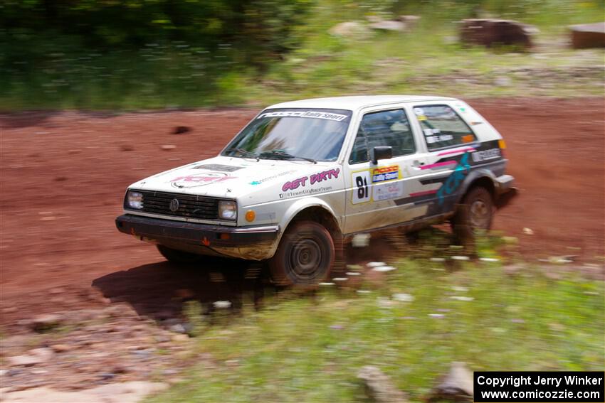 Shanti Witt / Elena Huizar VW Golf on SS3, Norway North I.