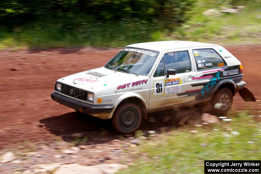 Shanti Witt / Elena Huizar VW Golf on SS3, Norway North I.