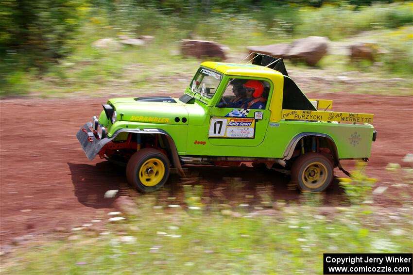 Mike Purzycki / Matt Wernette Jeep Scrambler on SS3, Norway North I.