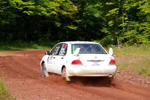 Andrew Bockheim / Salvatore LoPresti Mitsubishi Lancer on SS3, Norway North I.