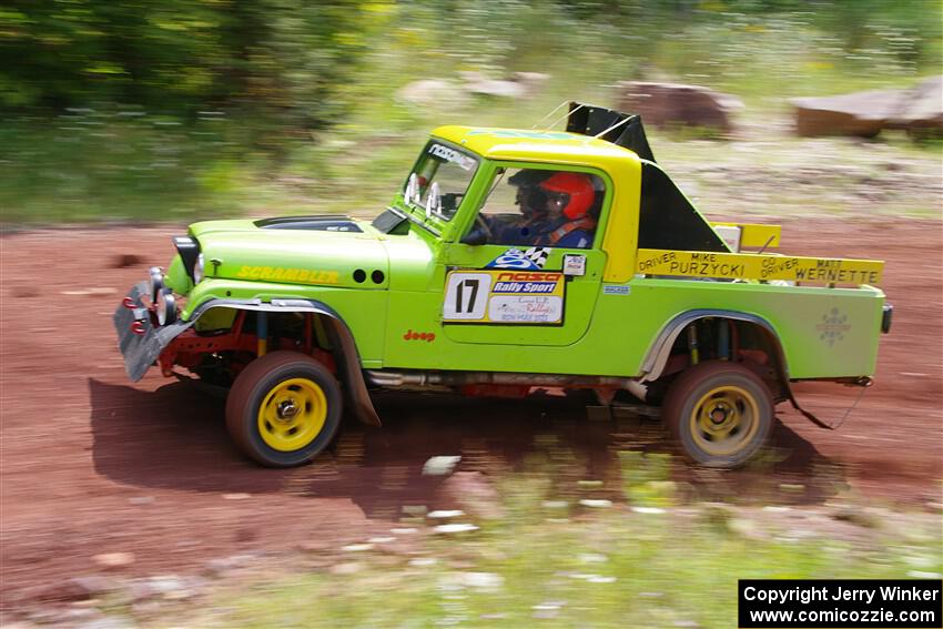 Mike Purzycki / Matt Wernette Jeep Scrambler on SS3, Norway North I.