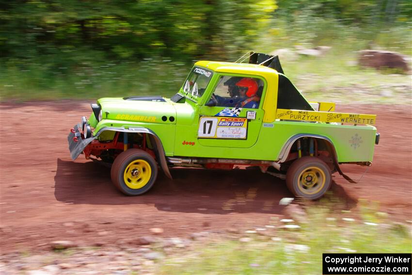 Mike Purzycki / Matt Wernette Jeep Scrambler on SS3, Norway North I.