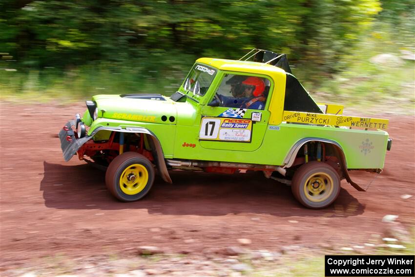 Mike Purzycki / Matt Wernette Jeep Scrambler on SS3, Norway North I.