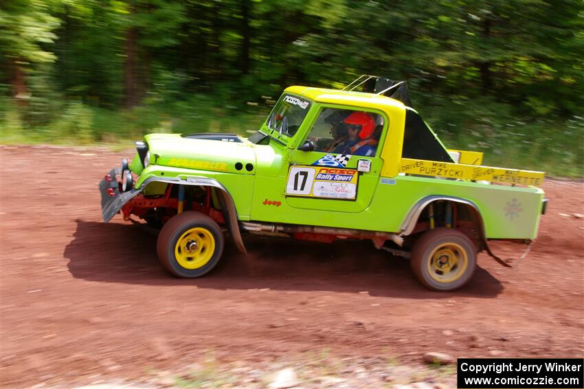 Mike Purzycki / Matt Wernette Jeep Scrambler on SS3, Norway North I.