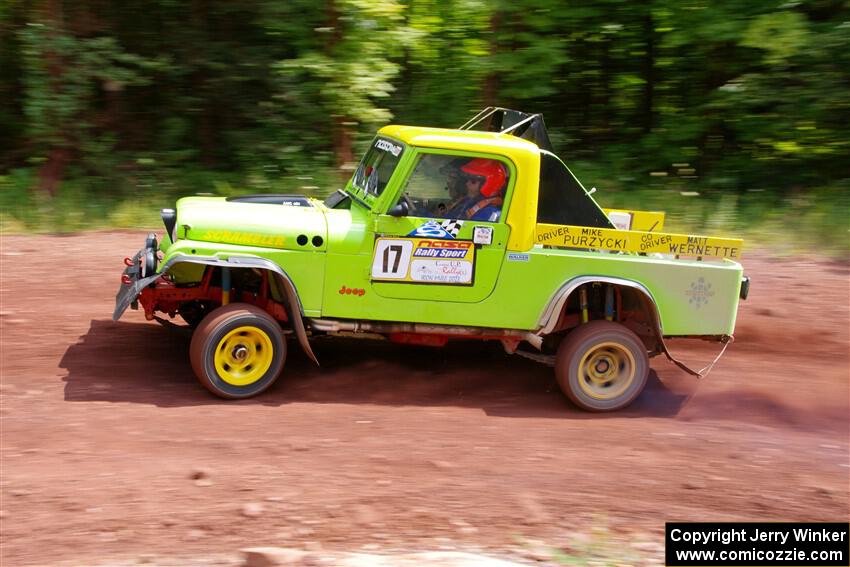 Mike Purzycki / Matt Wernette Jeep Scrambler on SS3, Norway North I.