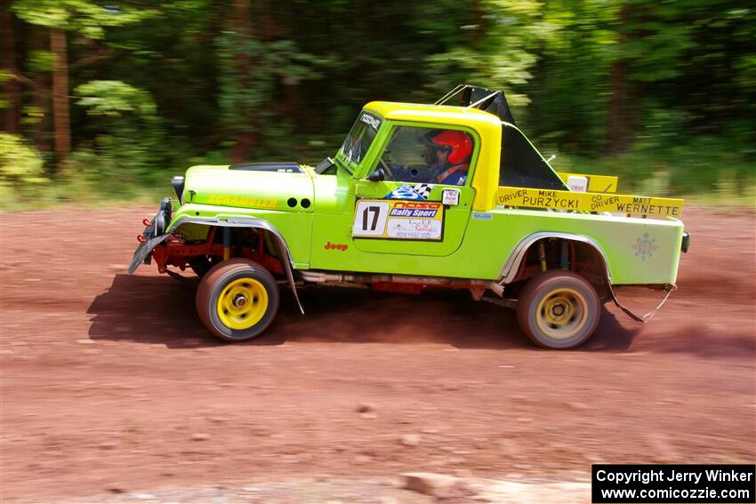 Mike Purzycki / Matt Wernette Jeep Scrambler on SS3, Norway North I.