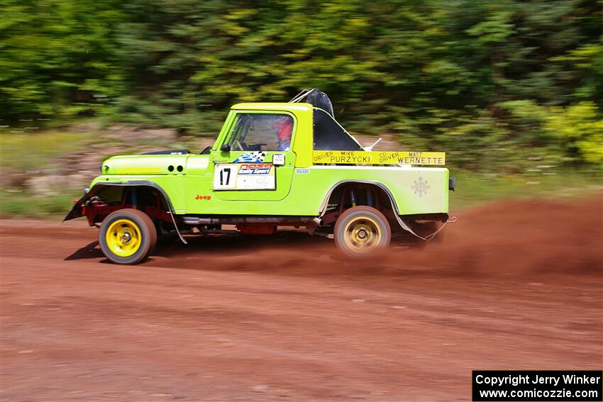 Mike Purzycki / Matt Wernette Jeep Scrambler on SS3, Norway North I.