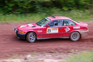 Barry Pilcher / Josh Pilcher BMW 325is on SS3, Norway North I.