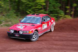 Barry Pilcher / Josh Pilcher BMW 325is on SS3, Norway North I.