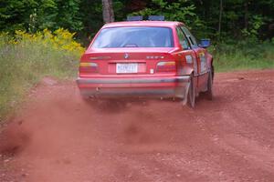 Barry Pilcher / Josh Pilcher BMW 325is on SS3, Norway North I.