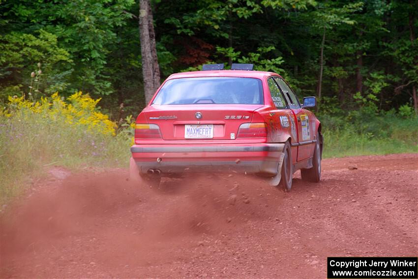 Barry Pilcher / Josh Pilcher BMW 325is on SS3, Norway North I.