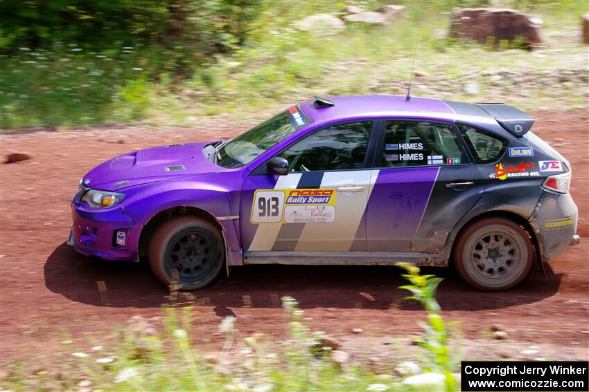 Silas Himes / Charlotte Himes Subaru WRX STi on SS3, Norway North I.