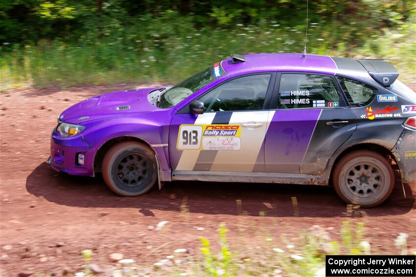 Silas Himes / Charlotte Himes Subaru WRX STi on SS3, Norway North I.