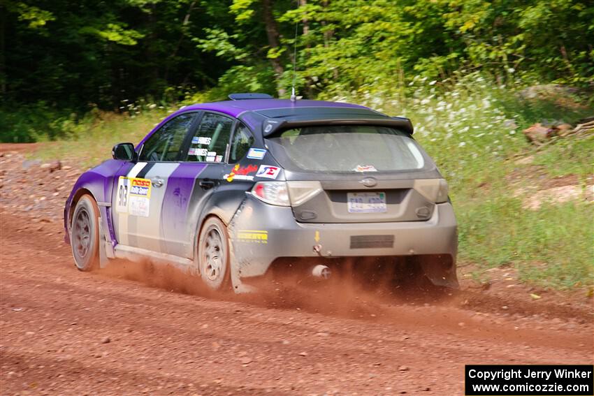 Silas Himes / Charlotte Himes Subaru WRX STi on SS3, Norway North I.