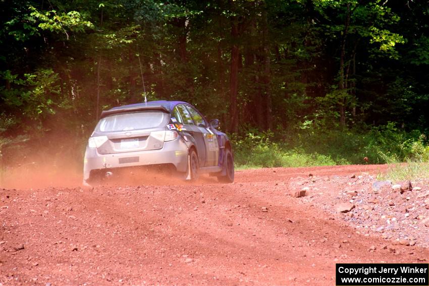 Silas Himes / Charlotte Himes Subaru WRX STi on SS3, Norway North I.