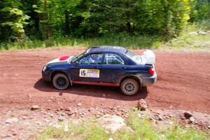 Mike Ryan / Dan Ryan Subaru Impreza 2.5RS on SS3, Norway North I.