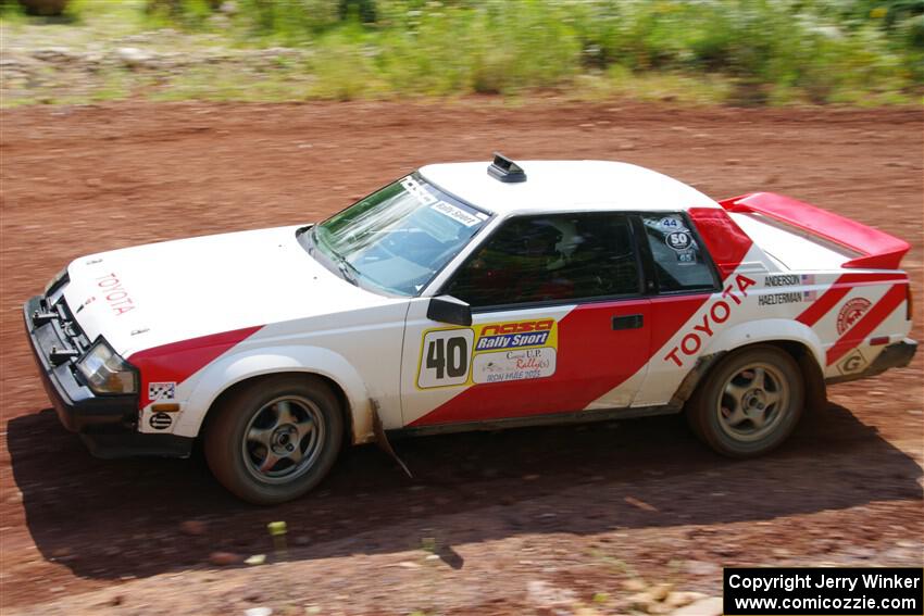 Eric Anderson / Taylor Haelterman Toyota Celica GTS on SS3, Norway North I.