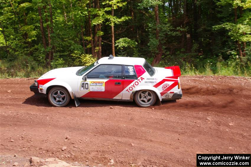 Eric Anderson / Taylor Haelterman Toyota Celica GTS on SS3, Norway North I.