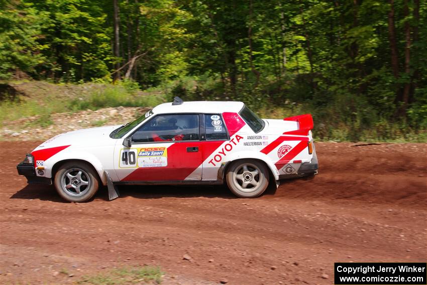 Eric Anderson / Taylor Haelterman Toyota Celica GTS on SS3, Norway North I.