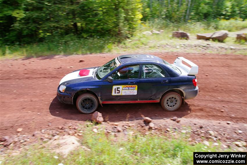 Mike Ryan / Dan Ryan Subaru Impreza 2.5RS on SS3, Norway North I.