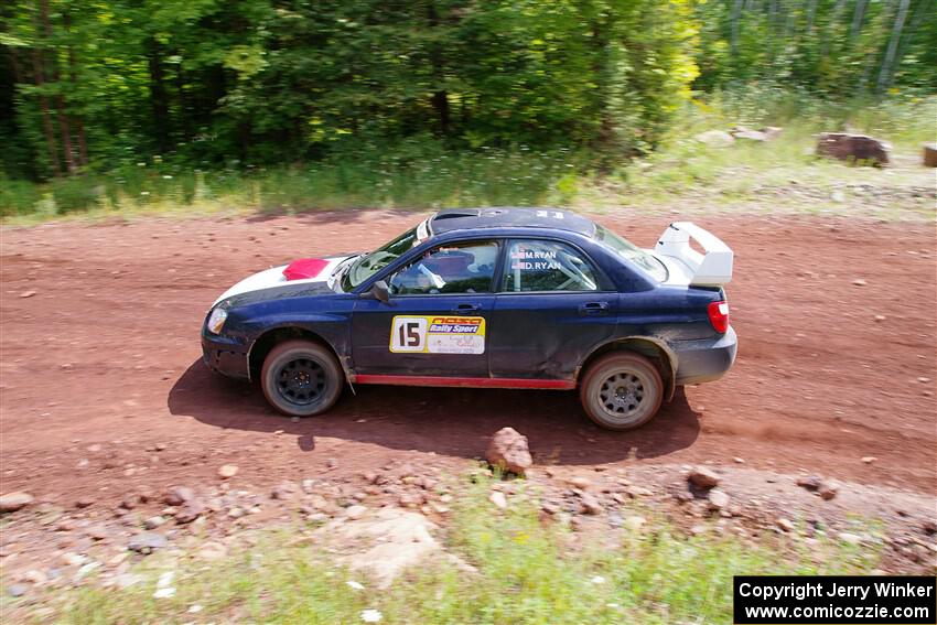 Mike Ryan / Dan Ryan Subaru Impreza 2.5RS on SS3, Norway North I.