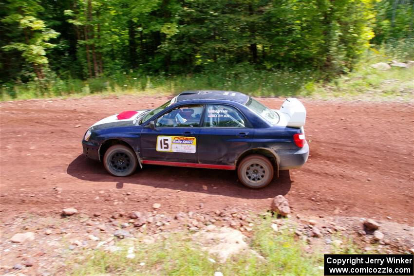 Mike Ryan / Dan Ryan Subaru Impreza 2.5RS on SS3, Norway North I.