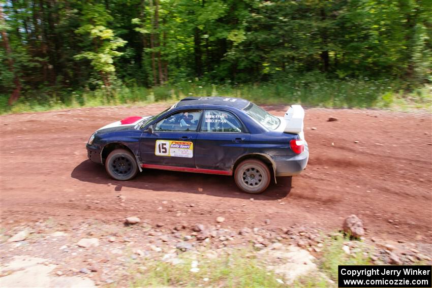 Mike Ryan / Dan Ryan Subaru Impreza 2.5RS on SS3, Norway North I.