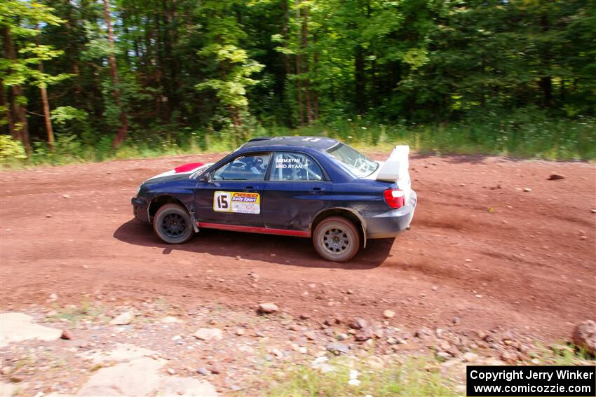 Mike Ryan / Dan Ryan Subaru Impreza 2.5RS on SS3, Norway North I.