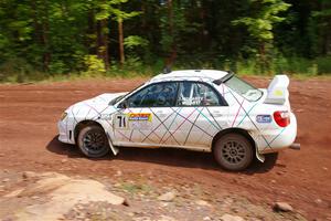 Ian McCarty / Hailey McCarty Subaru Impreza 2.5RS on SS3, Norway North I.