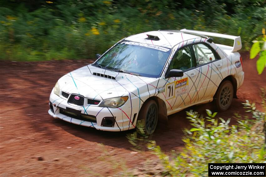 Ian McCarty / Hailey McCarty Subaru Impreza 2.5RS on SS3, Norway North I.