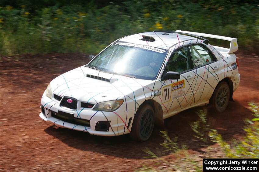 Ian McCarty / Hailey McCarty Subaru Impreza 2.5RS on SS3, Norway North I.