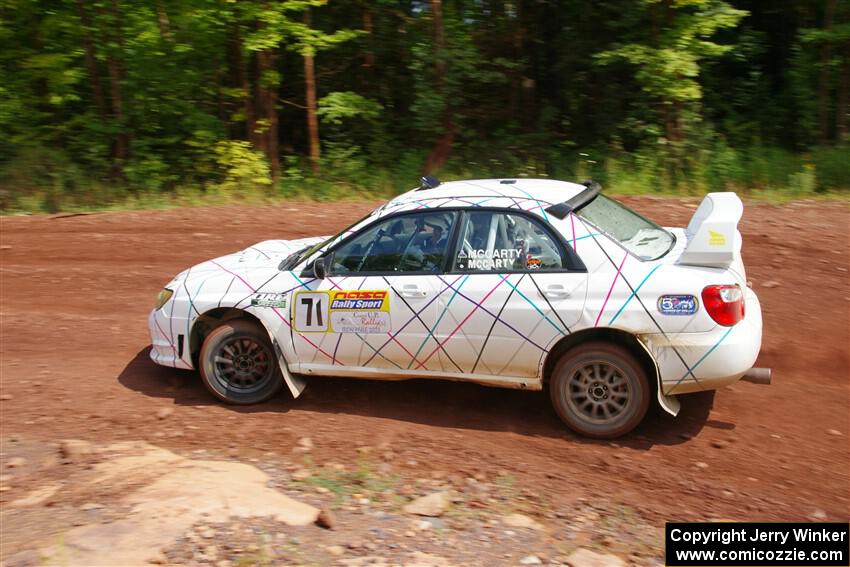 Ian McCarty / Hailey McCarty Subaru Impreza 2.5RS on SS3, Norway North I.