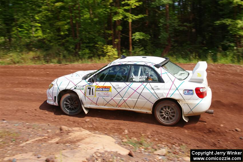 Ian McCarty / Hailey McCarty Subaru Impreza 2.5RS on SS3, Norway North I.