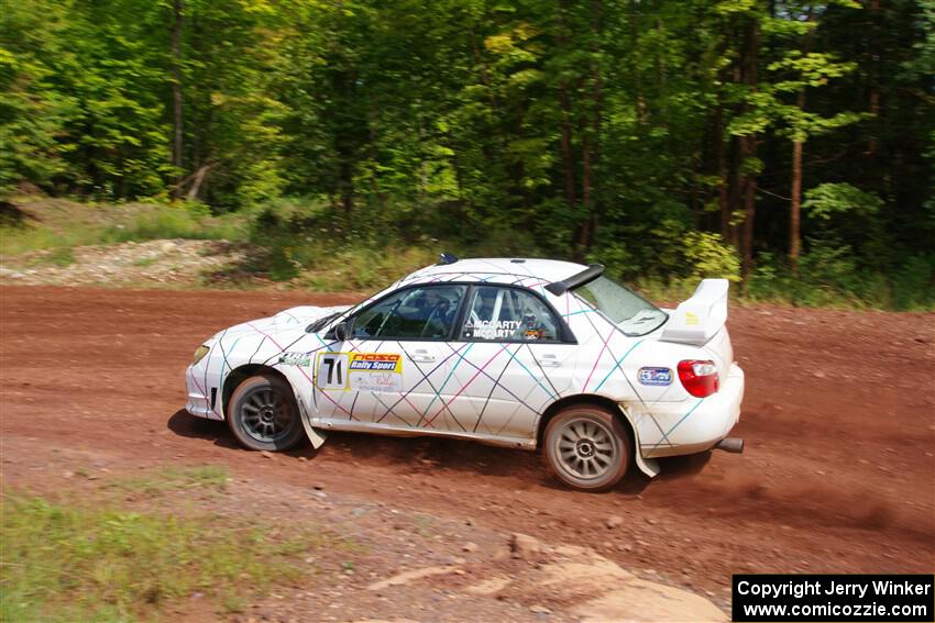 Ian McCarty / Hailey McCarty Subaru Impreza 2.5RS on SS3, Norway North I.